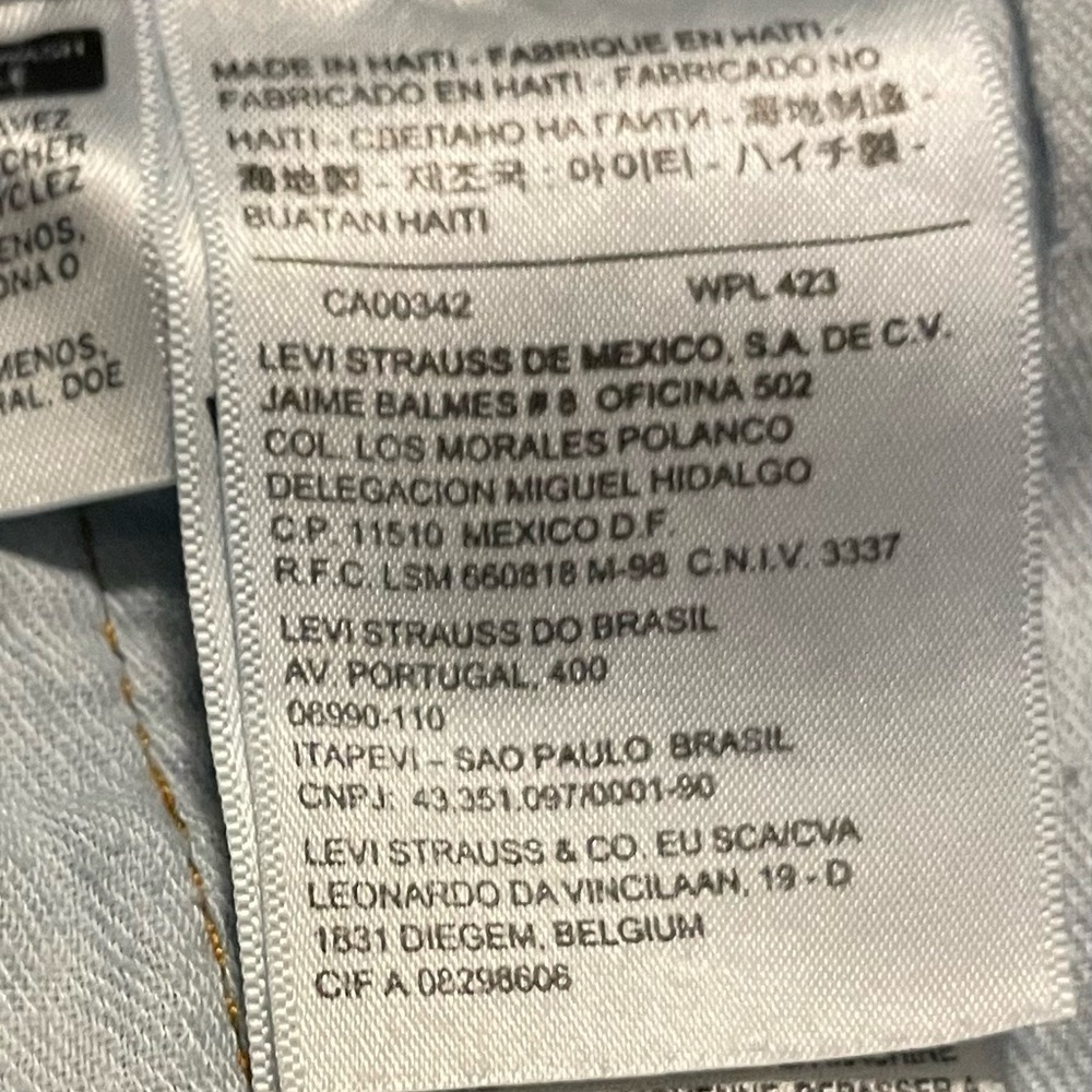Levi's Men's 501 Button Fly Jeans 40x32 - Picture 7 of 7